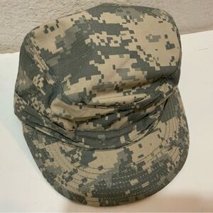 Digital Camo Military Field Cap - Olive/Beige